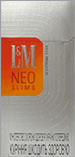 L&M Slims Tune/NEO 100's Cigarettes pack