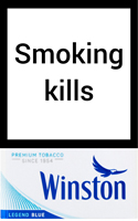 Winston Legend Blue Cigarette Pack